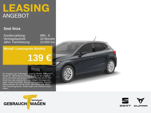 2025 Seat Ibiza in Grey for sale