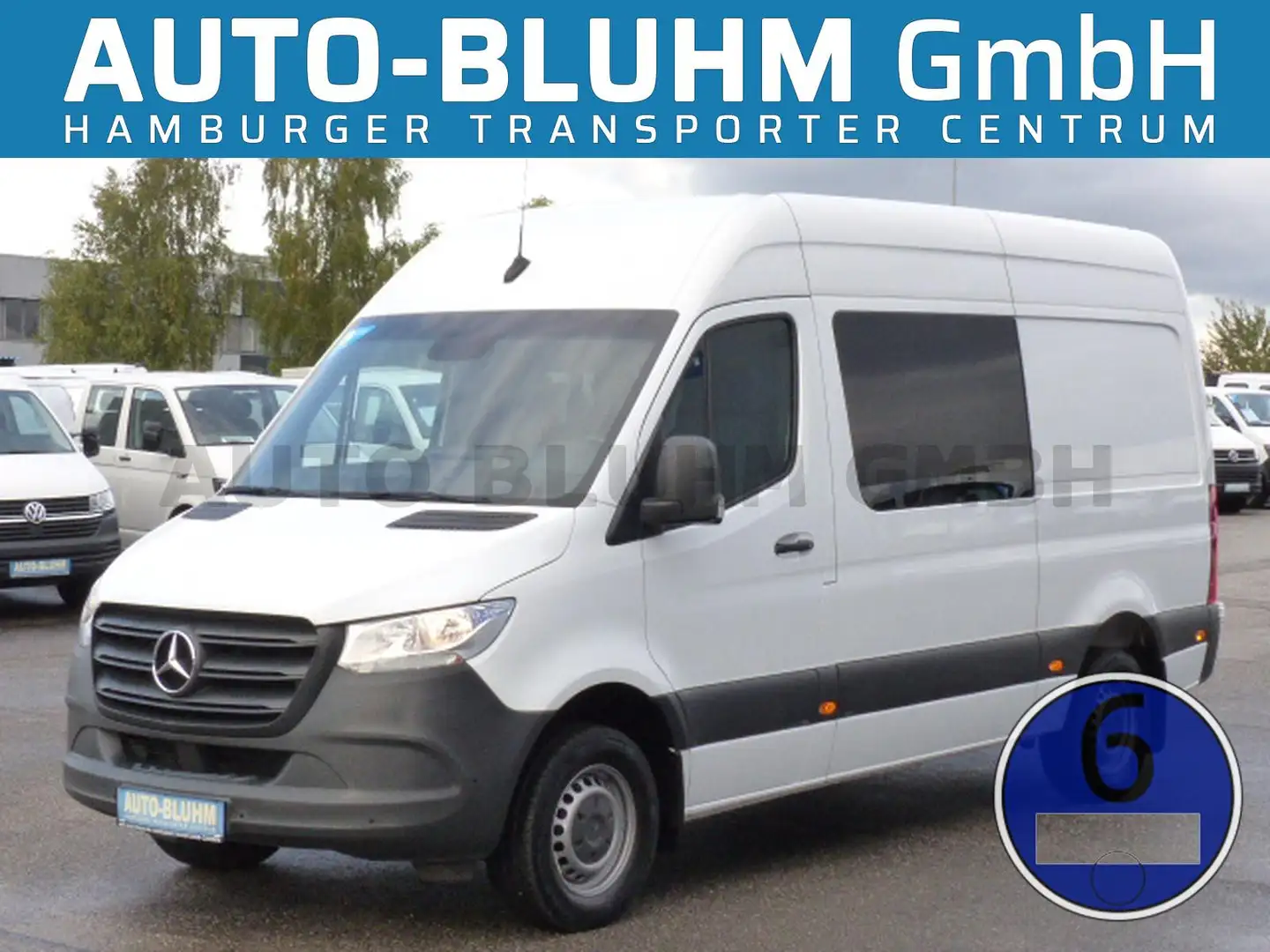 Mercedes-Benz Sprinter 316 Werkstattwg. Mixto L2H2 + AHK 3,5T Weiß - 1