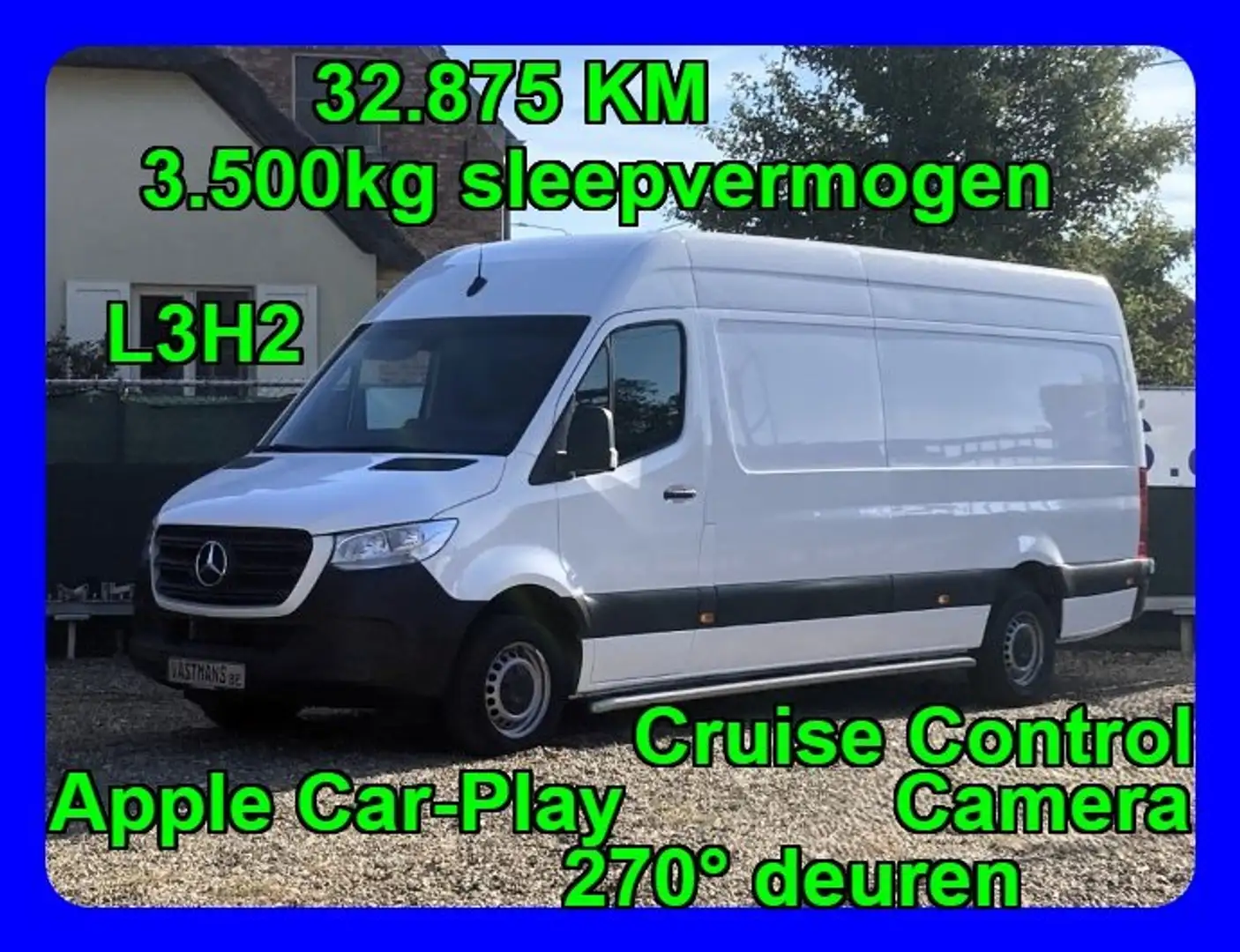 Mercedes-Benz Sprinter 315 / 31000€ + BTW / 3.500kg Sleep / L3H2 L3 H2 Wit - 1
