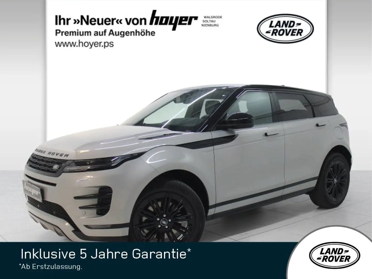 Land Rover Range Rover Evoque 1.5 P300e Hybrid Dynamic SE Pano Silber - 1