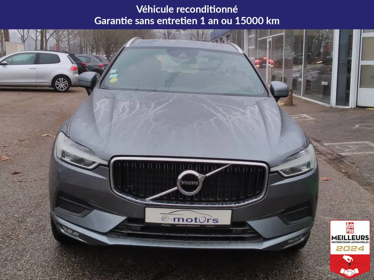 Volvo XC60 D4 190 ch Geartronic 8 Momentum Gris - 2