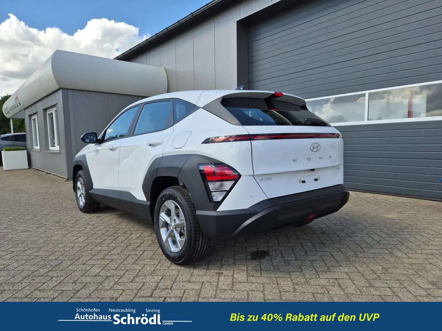 Hyundai KONA Select 1.6 GDI 129PS Hybrid Automatik MY2025 Vo... Blanc - 2