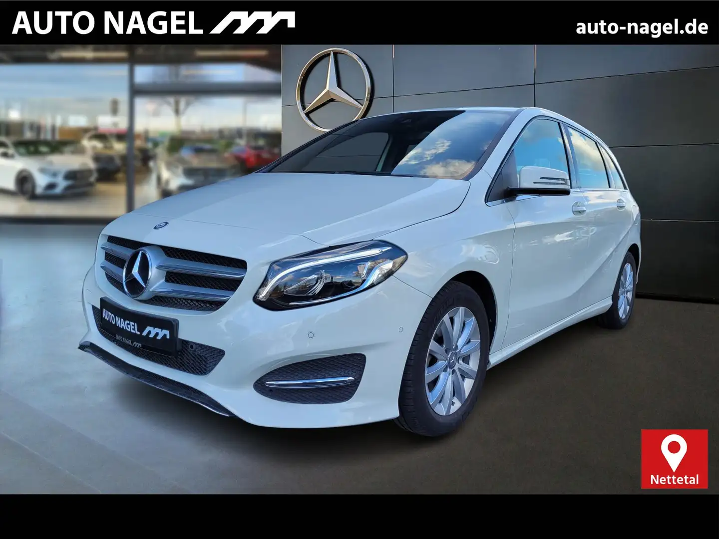 Mercedes-Benz B 180 B 180 Style LED+NAVI+SHZ+PTS Klima/Park-Assist. Weiß - 1