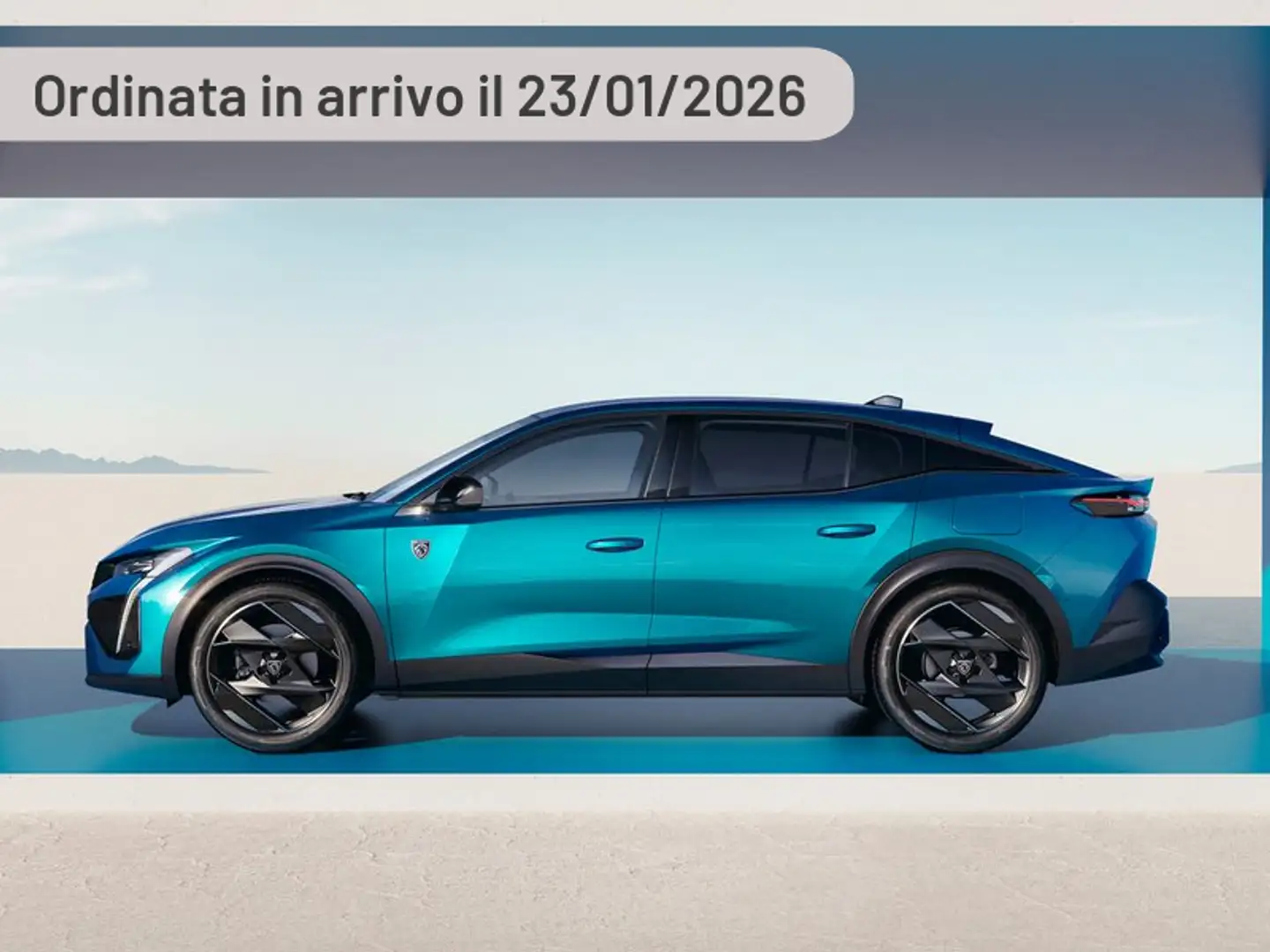 Peugeot 408 motore elettrico (58,2kWh) 210 CV Allure Срібний - 1