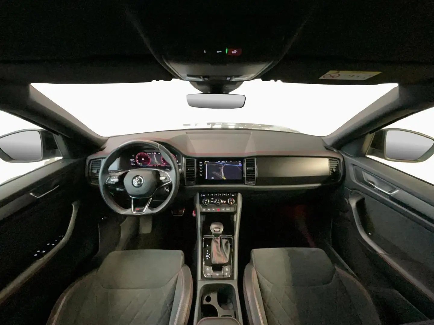 Skoda Kodiaq RS+DSG+4x4+AHK Gris - 2