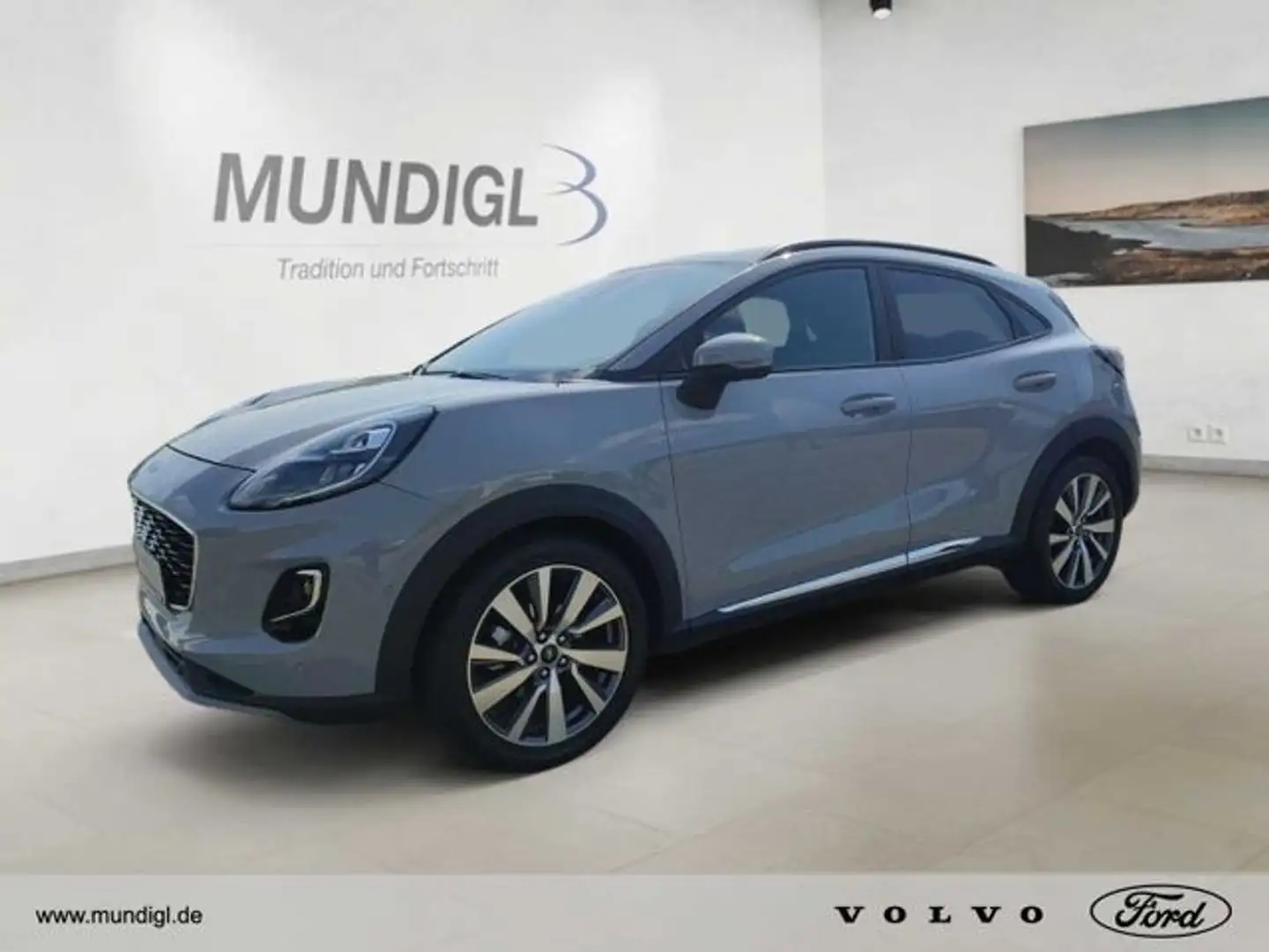 Ford Puma Titanium X NAVI  Klimaaut ACC RFK SHZ FSH Gris - 1