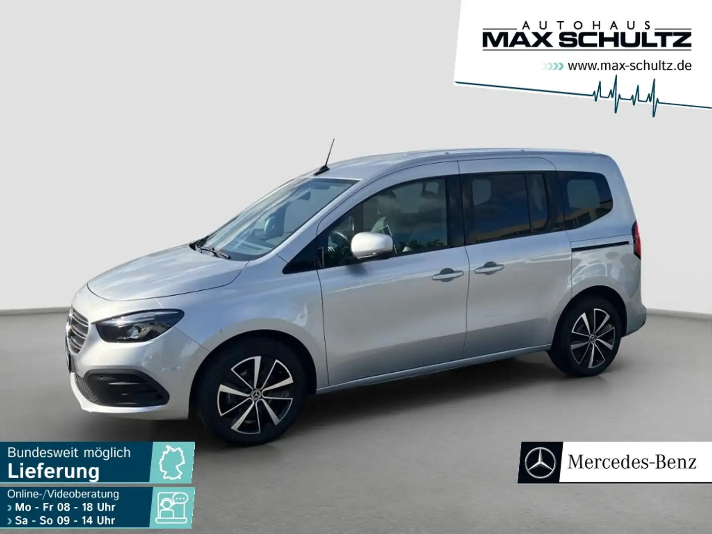 Mercedes-Benz T-Class T 180 d PROGRESSIVE Standard AHK*Navi*LED*PDC Silber - 1