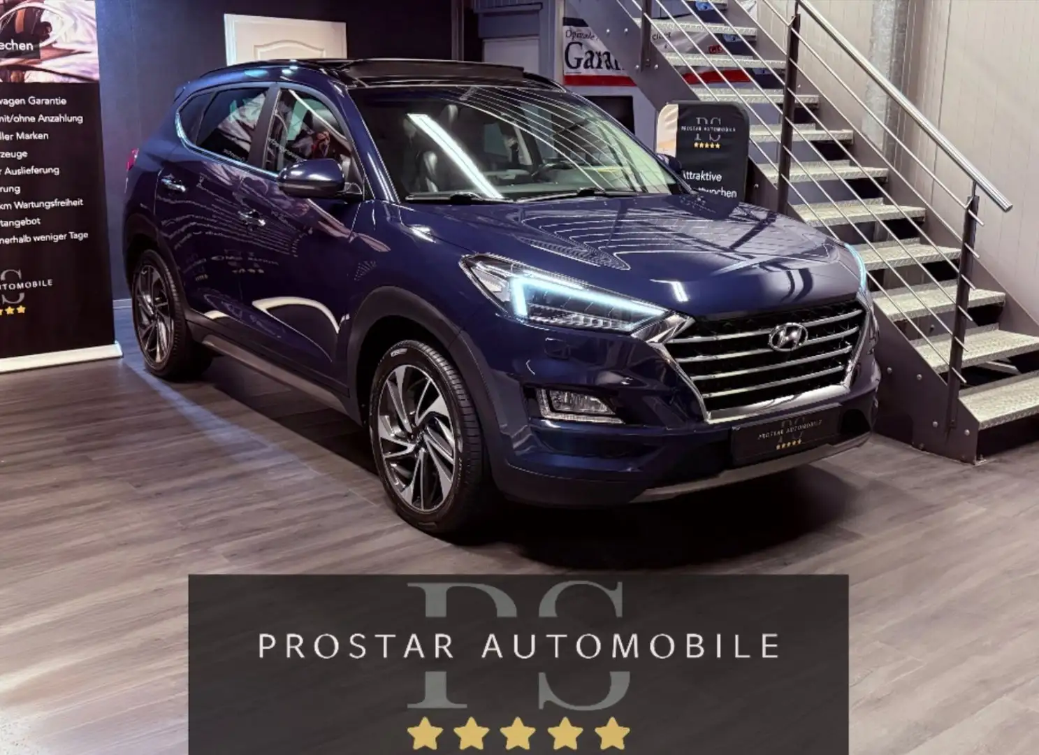 Hyundai TUCSON 1.6 Aut.*Premium*Vollausstattung*Garantie Blau - 1