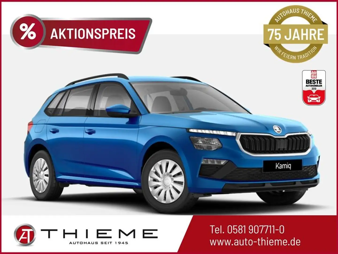 Skoda Kamiq Selection 95PS TSI - SHZ/PDC/Tempomat/LED/5J Ga... - 1