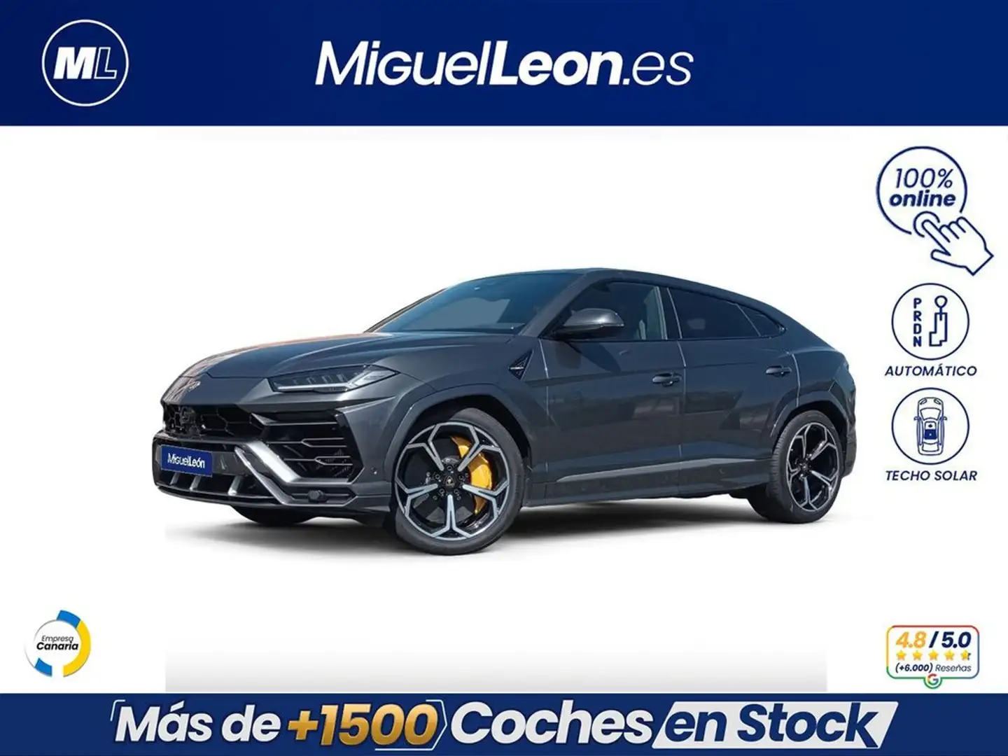 Lamborghini Urus 4.0 650CV Gris - 1