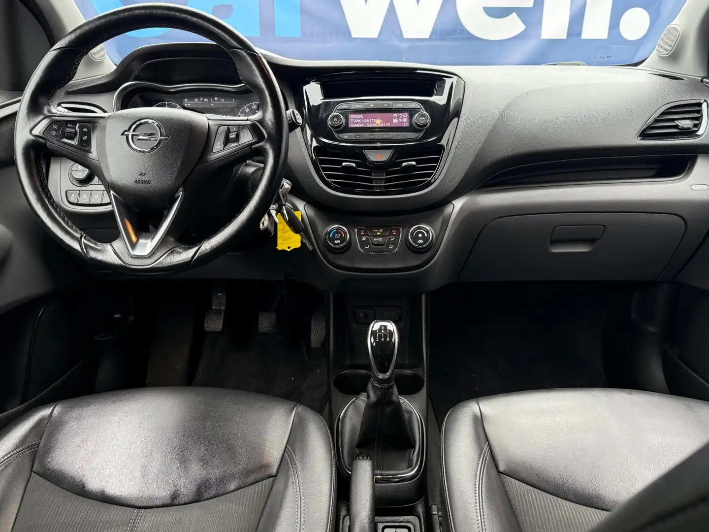 Opel Karl 1.0 ecoFLEX Cosmo 2e Eigenaar,AfnmTrehhaak,STLVerw Schwarz - 2