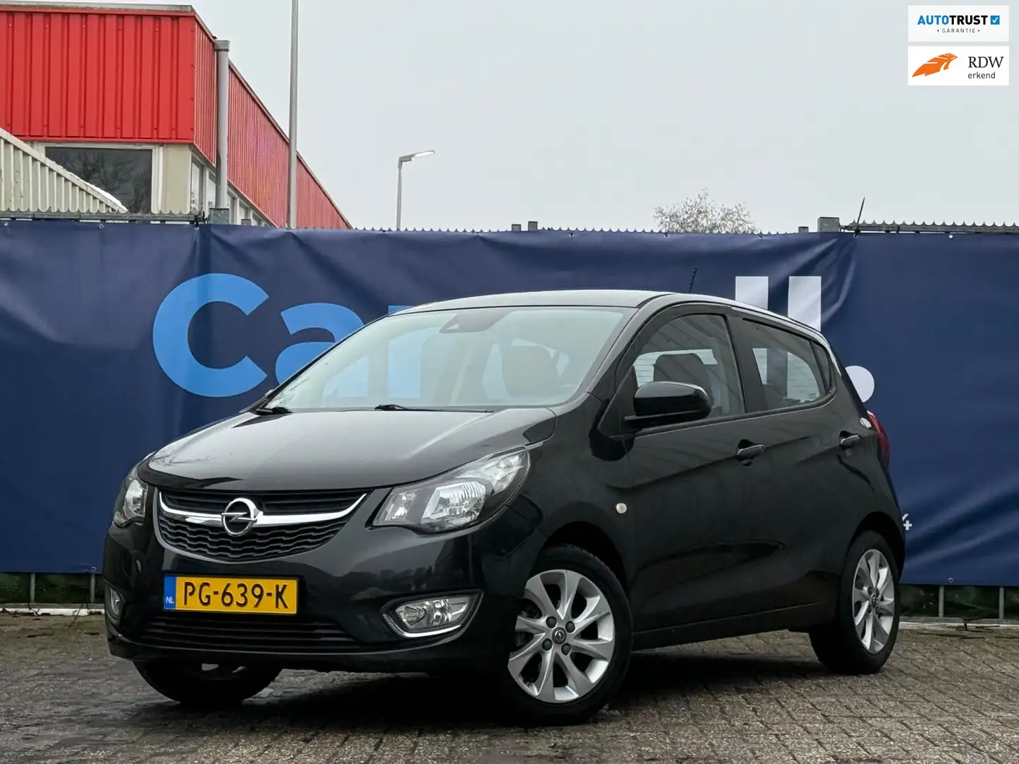Opel Karl 1.0 ecoFLEX Cosmo 2e Eigenaar,AfnmTrehhaak,STLVerw Schwarz - 1