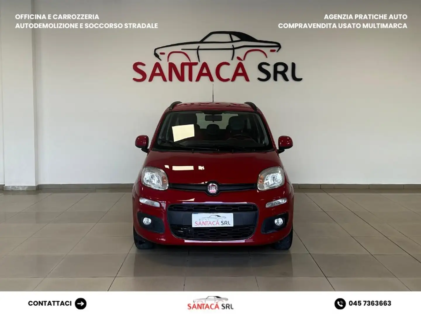Fiat Panda Panda III 2012 1.2 Lounge 69cv E6 Rouge - 2