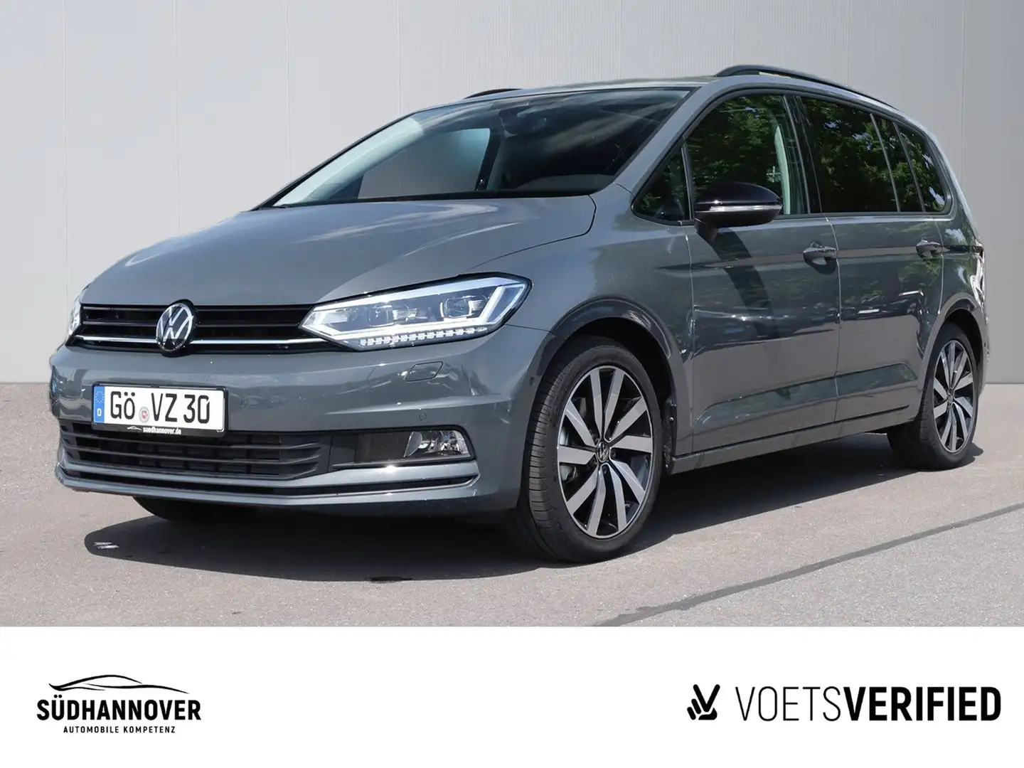 Volkswagen Touran Highline 2.0 TDI DSG AHK+NAVI+STANDH.+LED Gris - 1