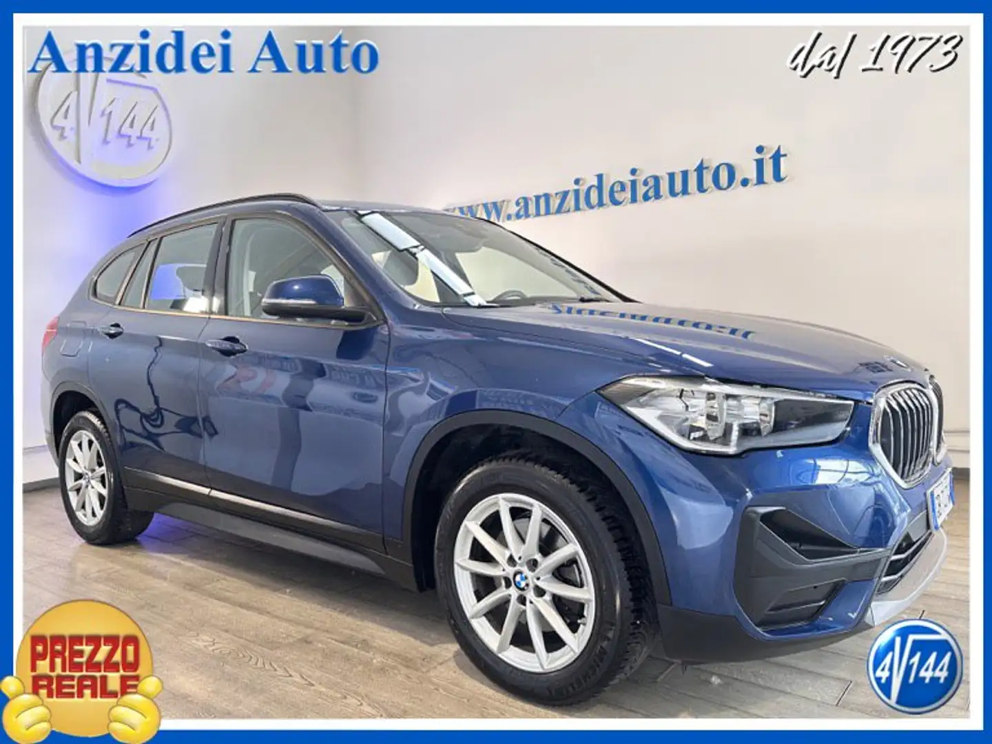BMW X1 sDrive 18i Advantage Aut. Blu/Azzurro - 1