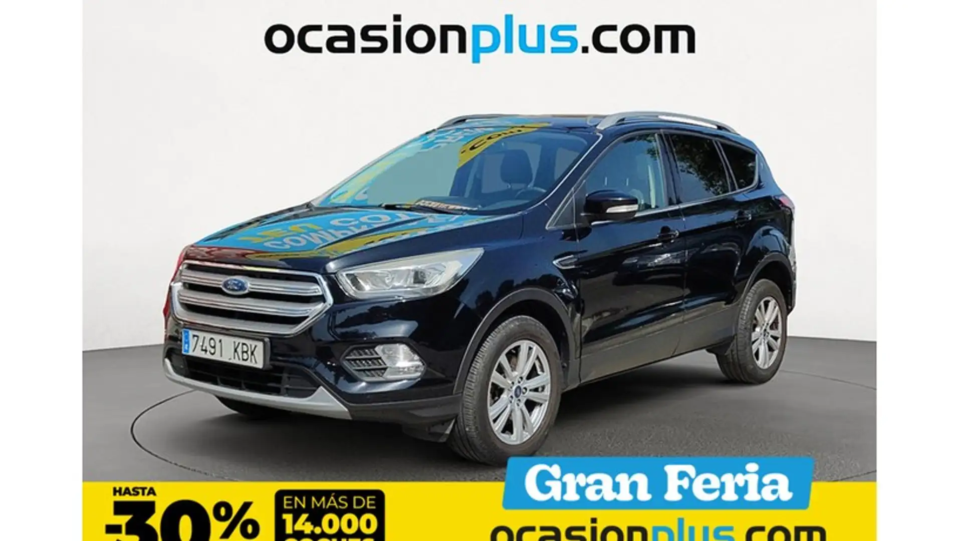 Ford Kuga 1.5TDCi Auto S&S Trend 4x2 120 Zwart - 1