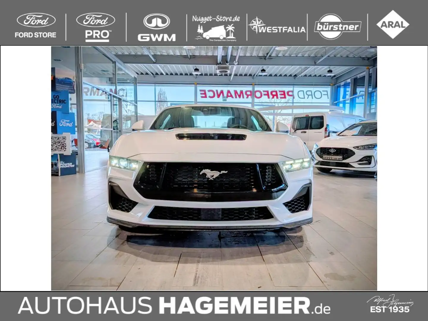 Ford Mustang MUSTANG GT MAGNERIDE >>13.000 EUR RABATT<< Weiß - 2
