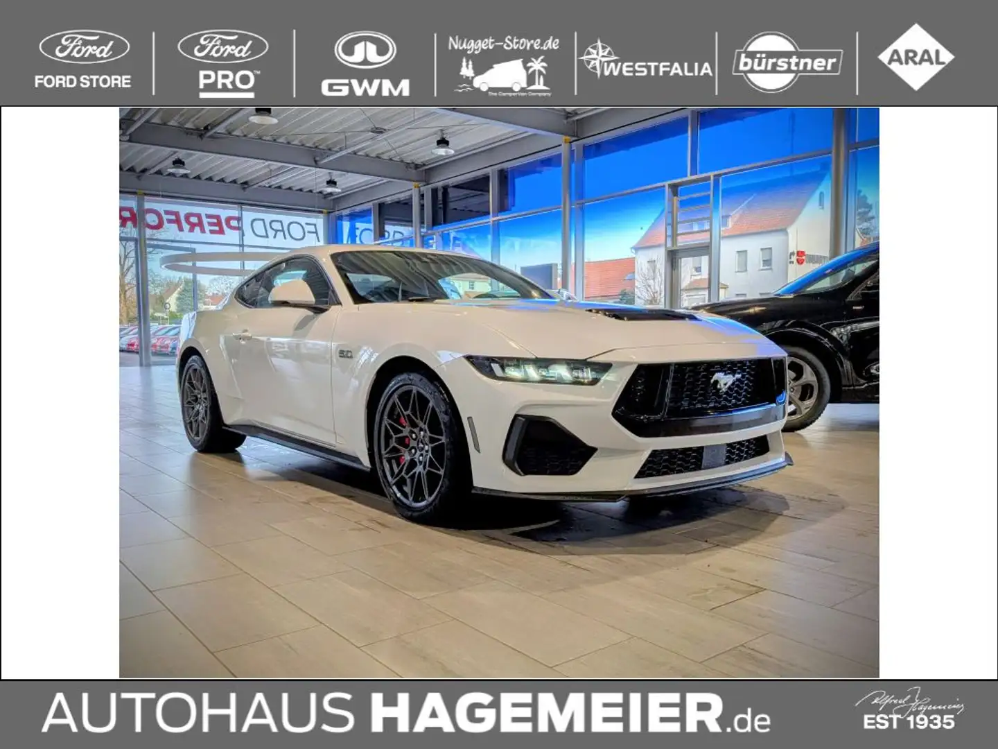Ford Mustang MUSTANG GT MAGNERIDE >>13.000 EUR RABATT<< Weiß - 1
