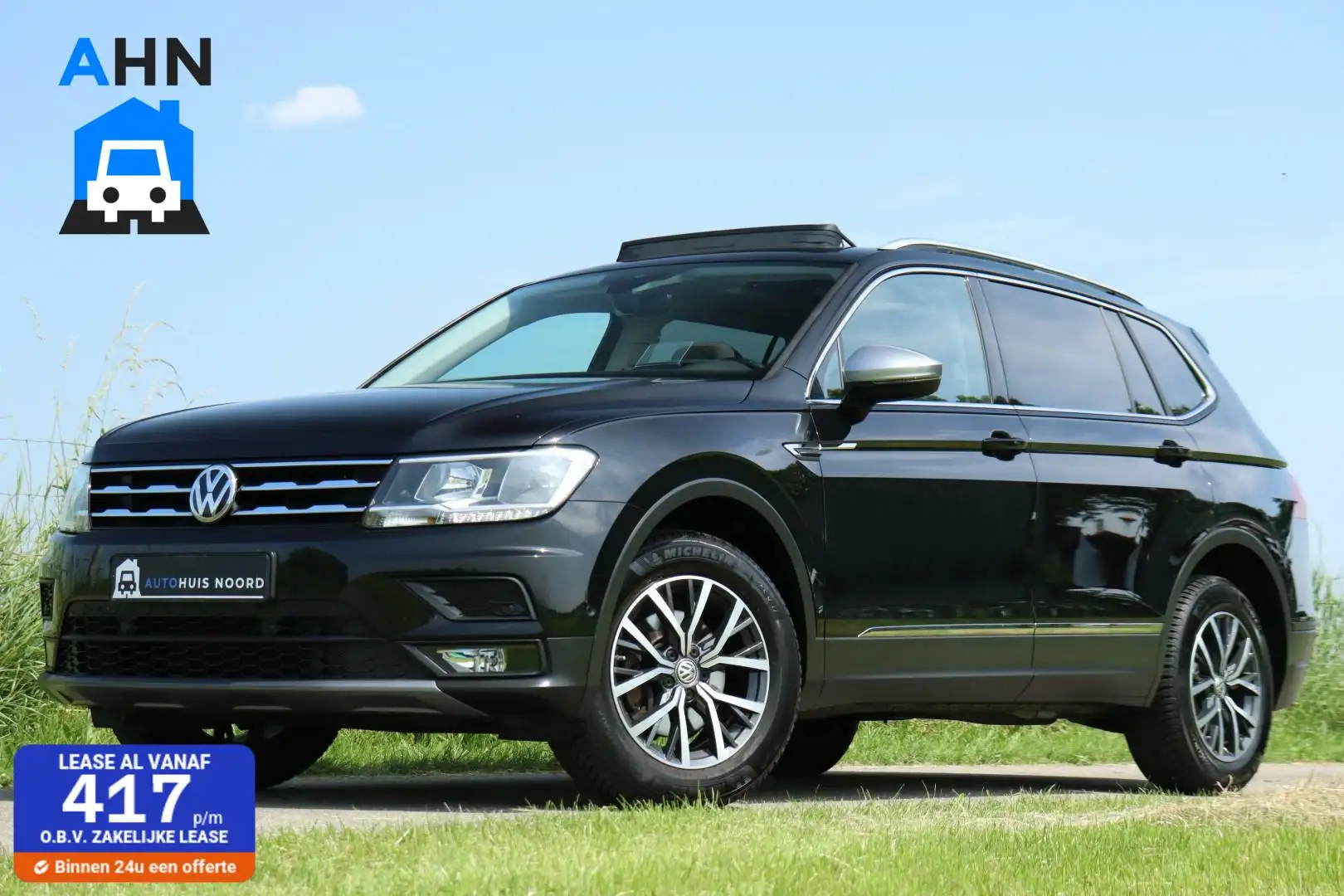 Volkswagen Tiguan Allspace 1.4 TSI / 7 Persoons / 150PK / Pano / Camera / Hea Zwart - 1