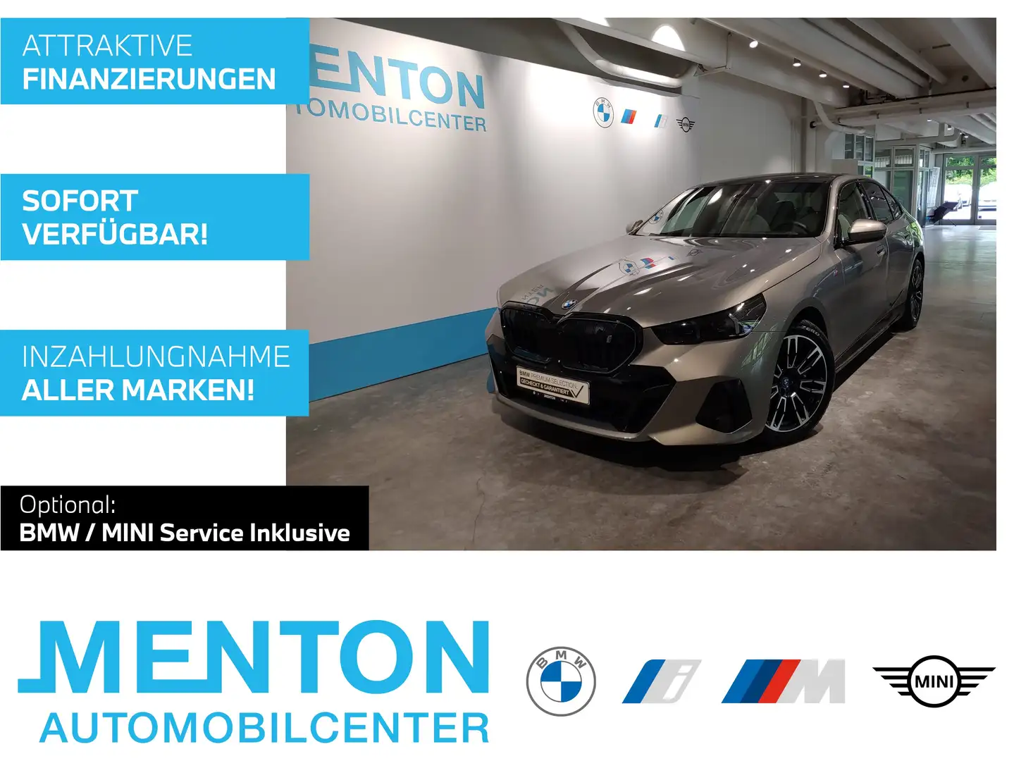 BMW i5 xDrive40 M-Sportpaket-Pro/LCProf./AHK/B&W Grau - 1