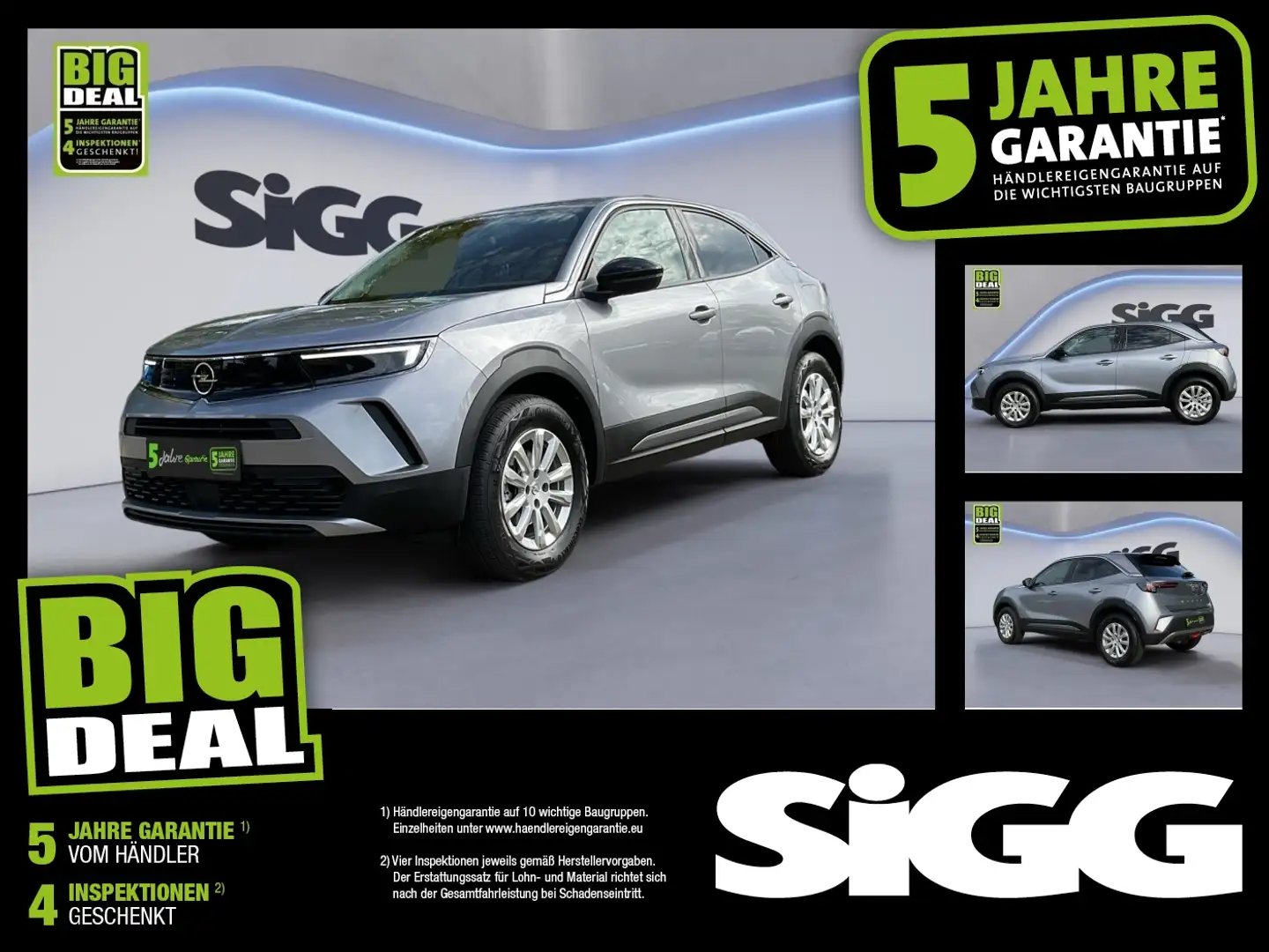 Opel Mokka 1.2 Edition Rückfahrkamera 180° LED Grau - 1