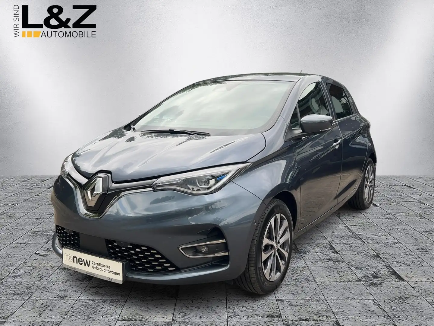Renault ZOE R135 ZE50 Intens *CCS,Navi,PDC,SHZ* Kaufbatterie Grigio - 1