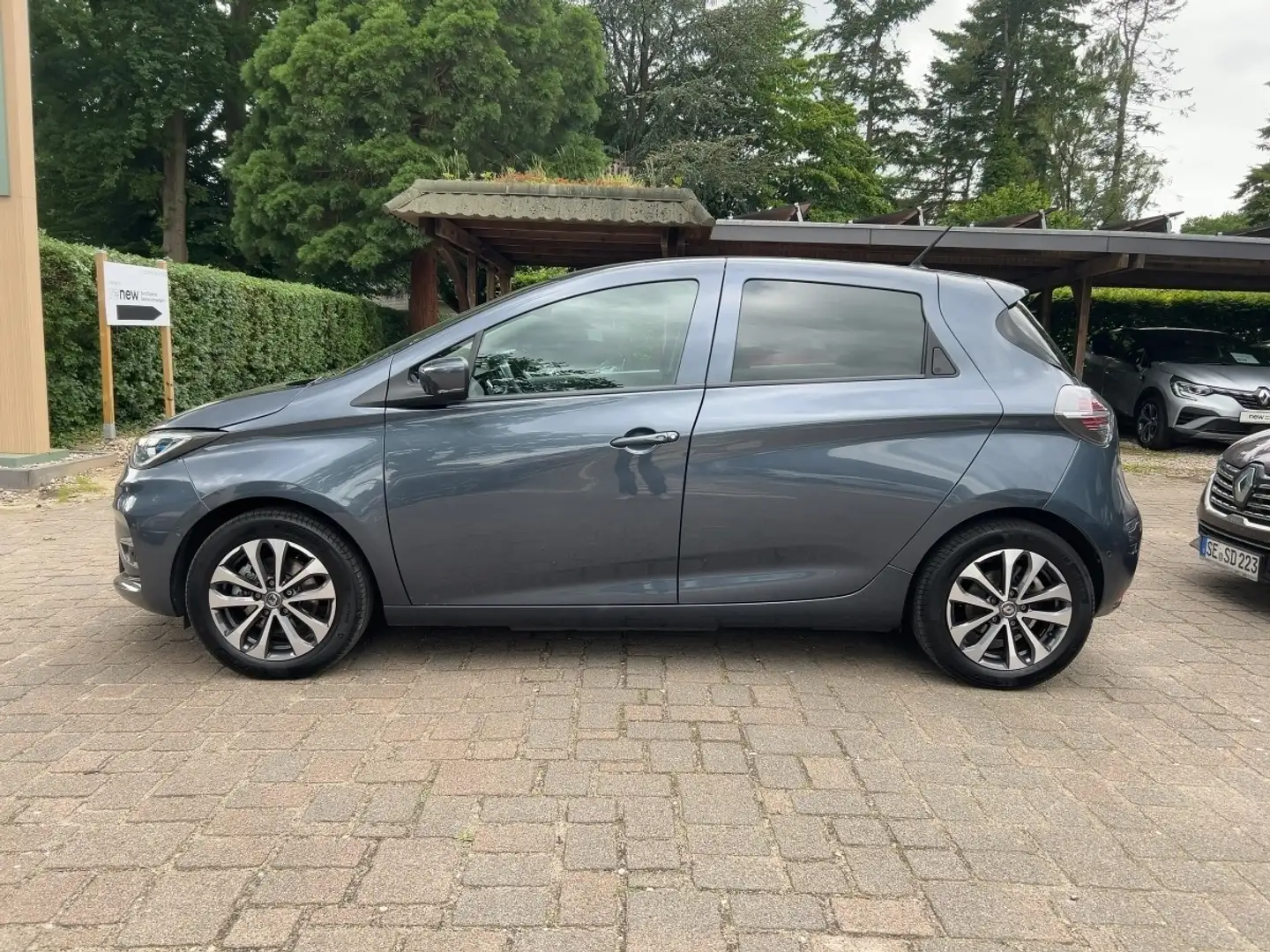 Renault ZOE R135 ZE50 Intens *CCS,Navi,PDC,SHZ* Kaufbatterie Grigio - 2