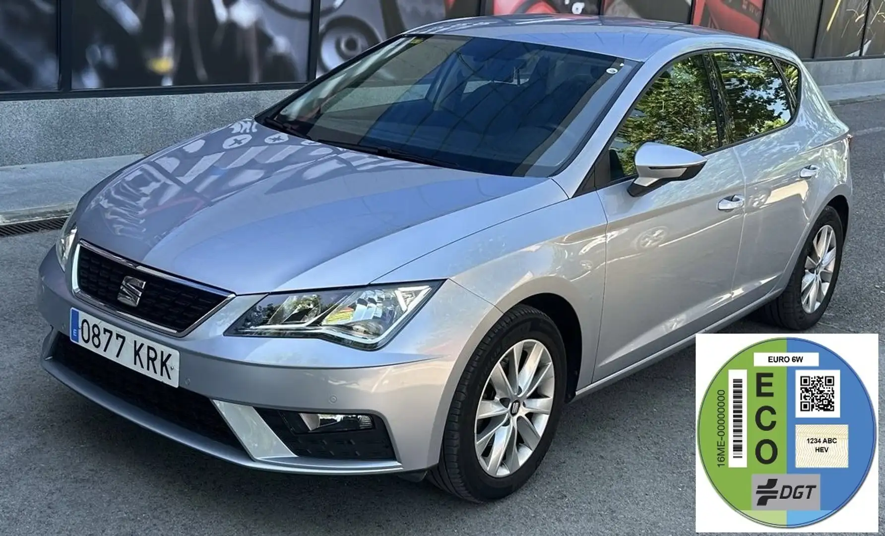 SEAT Leon 1.4 TGI GNC S&S Style DSG 110 Gris - 1