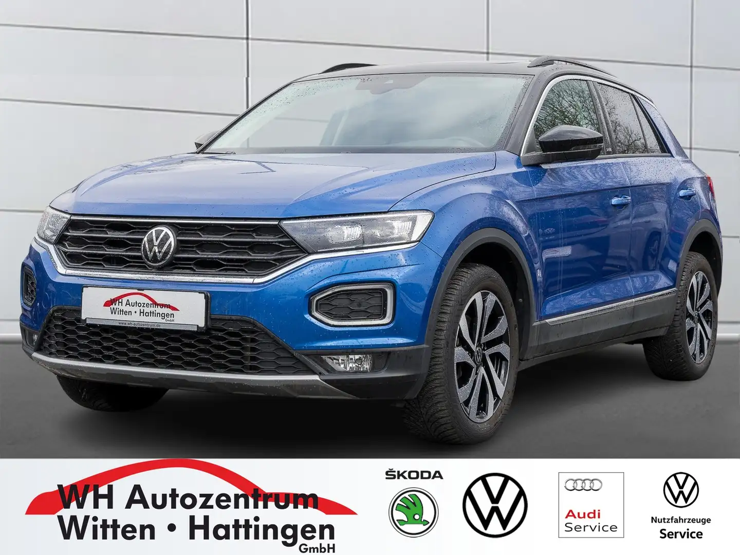 Volkswagen T-Roc 1.5 TSI Active PANORAMA NAVI REARVIEW GJ-REIFEN... Blau - 1