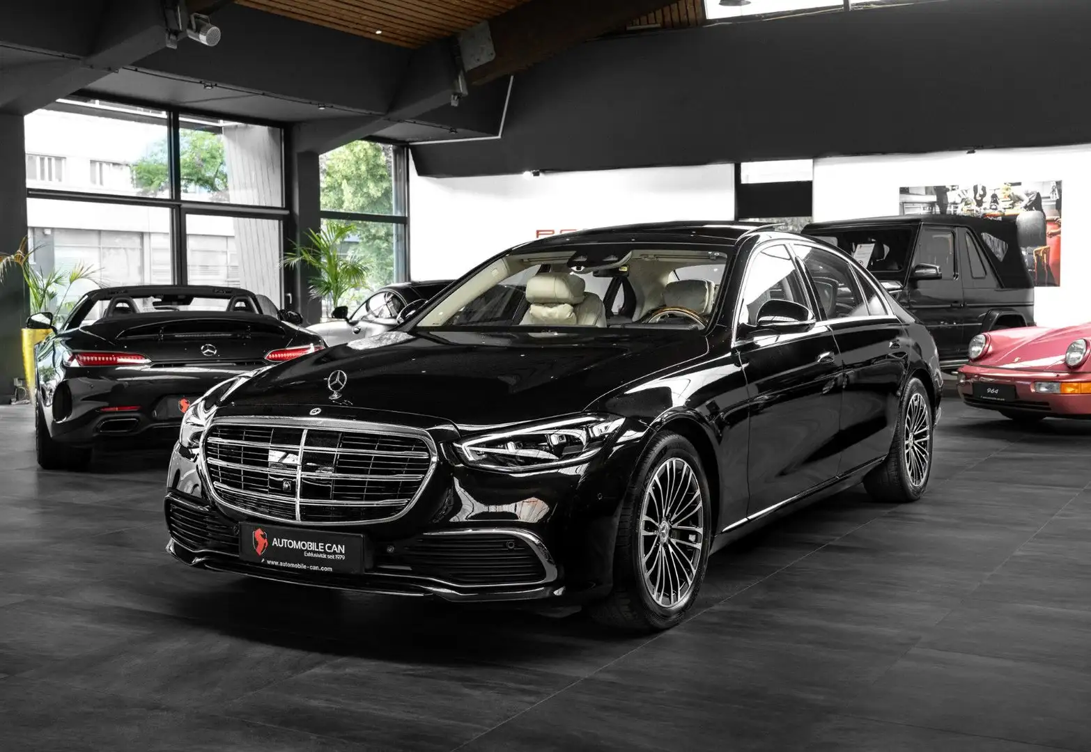 Mercedes-Benz S 580 4M LANG #1.HD #CHAUFFEUR #PANO #TRAUMHAFT Noir - 1