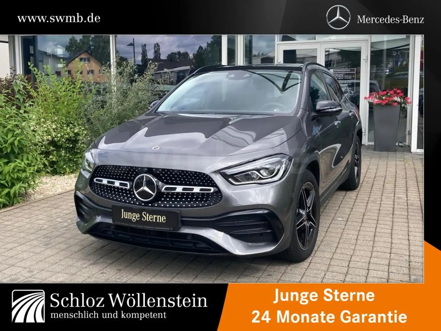Mercedes-Benz GLA 200 d 4M AMG/LED/BusinessP/PanoD/Keyless/360 Grigio - 1