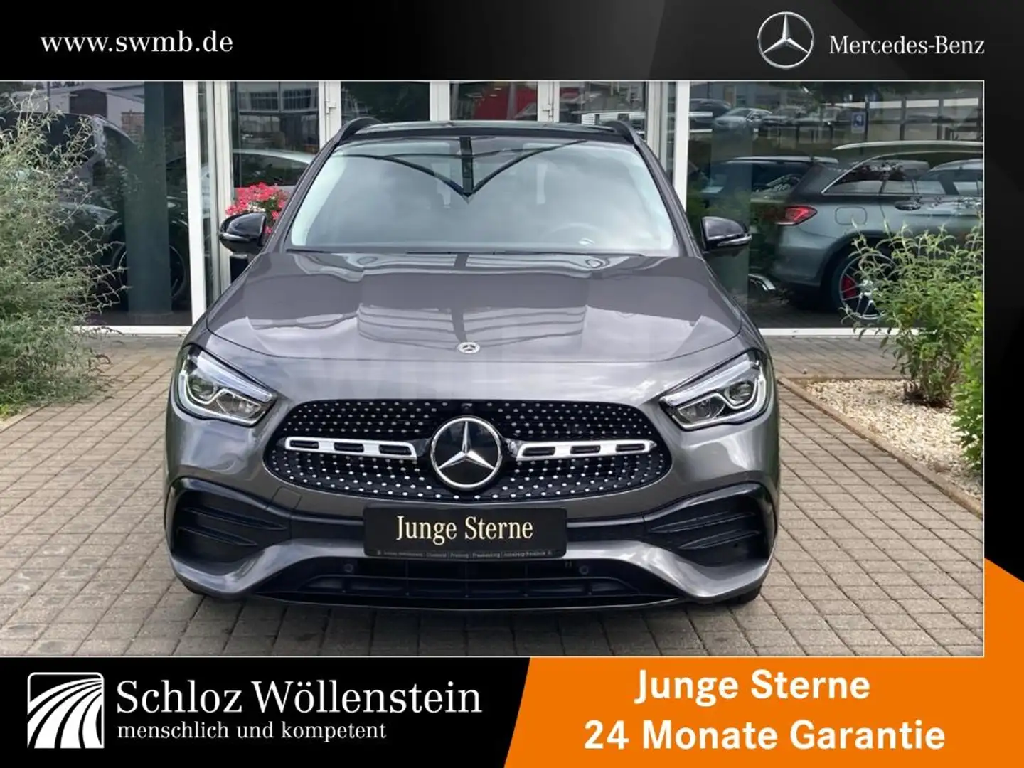 Mercedes-Benz GLA 200 d 4M AMG/LED/BusinessP/PanoD/Keyless/360 Grijs - 2