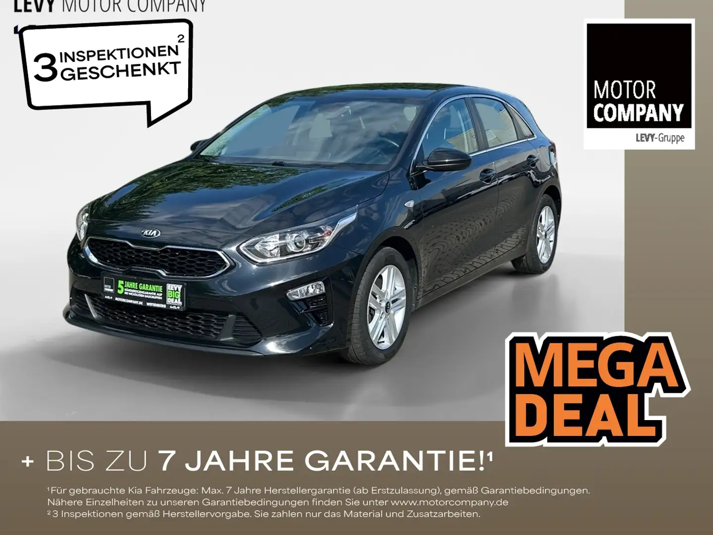 Kia Ceed / cee'd Ceed 1.4 T-GDI Vision Navi FLA SpurH LM KlimaA Schwarz - 1