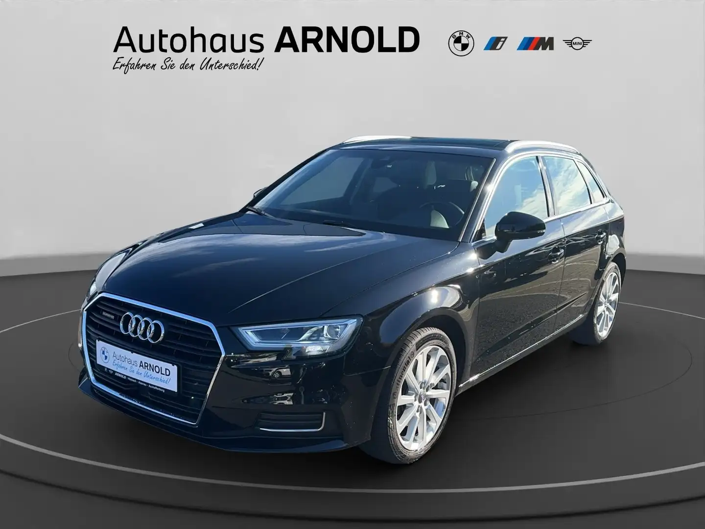 Audi A3 Sportback 2.0 TFSI design quattro Navi Side Assist Zwart - 1
