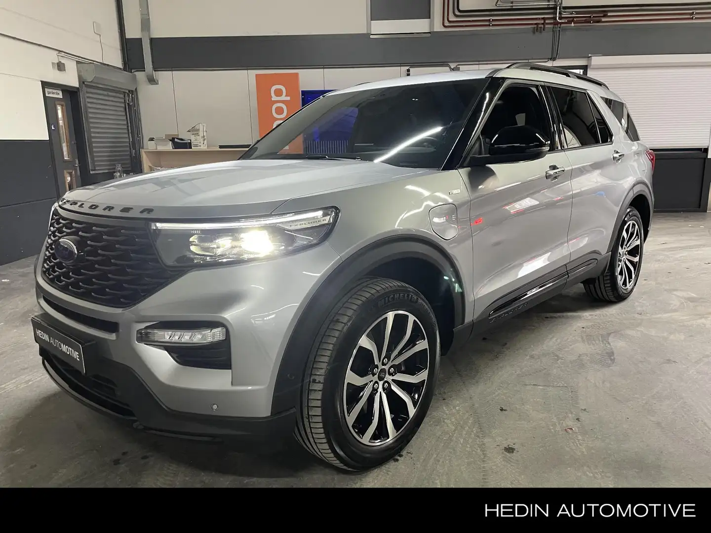 Ford Explorer 3.0 V6 EcoBoost PHEV ST-Line | Trekhaak | Carplay Grijs - 1