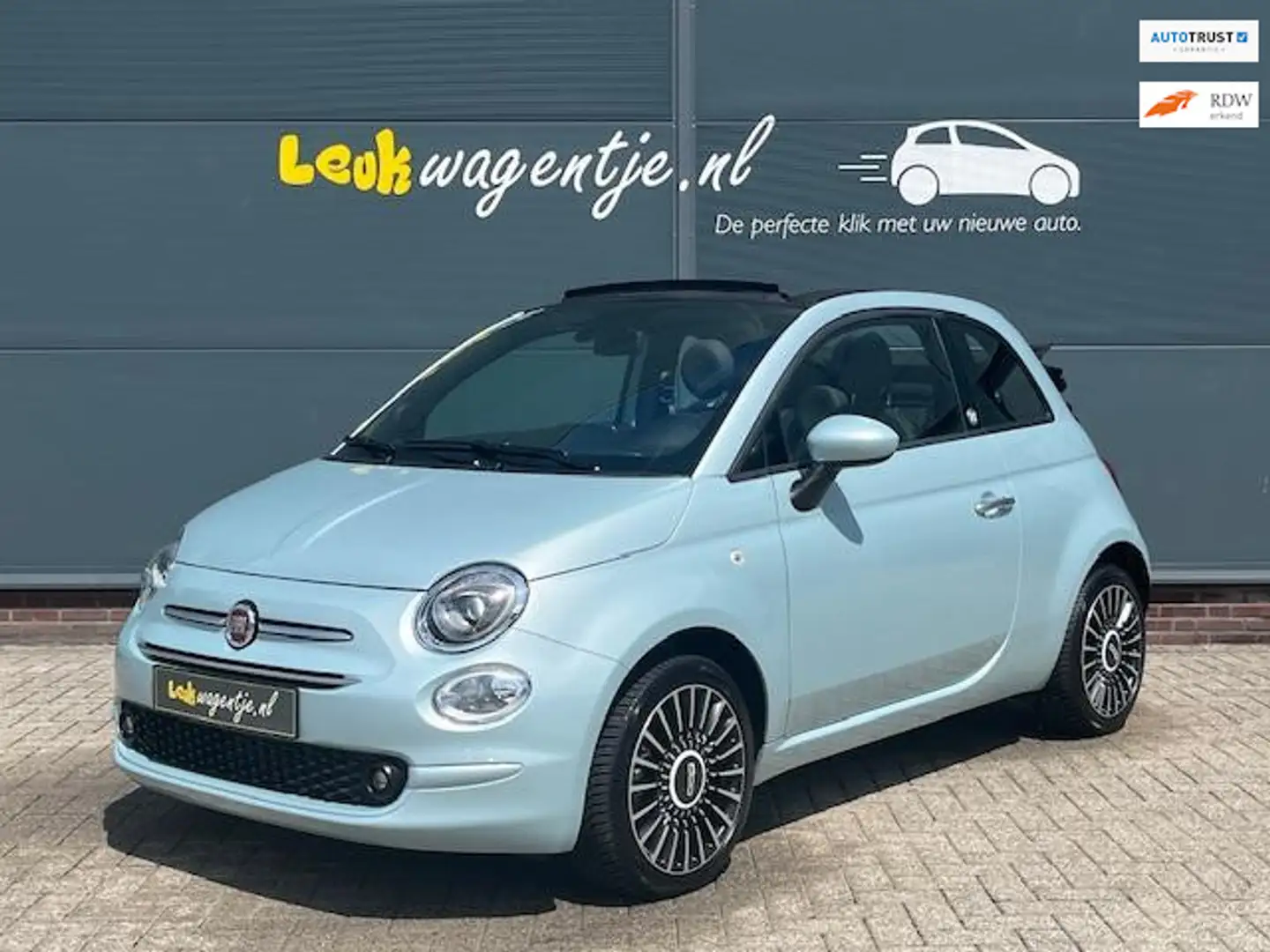 Fiat 500C 1.0 Hybrid Launch Edition Cabrio *slechts 2794 km Blu/Azzurro - 1