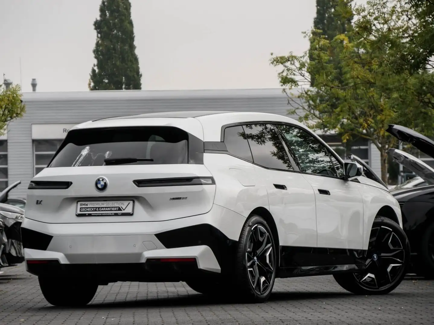 BMW iX xDrive50 M Sport HUD PANO ACC AHK RFK NAVI Weiß - 2