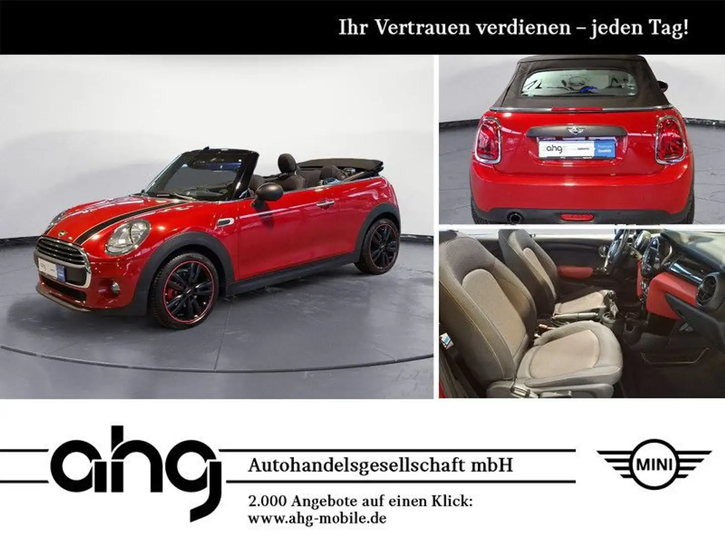 MINI One Cabrio Klima PDC Außensp.Paket Sitzhzg. Vorn Rood - 1