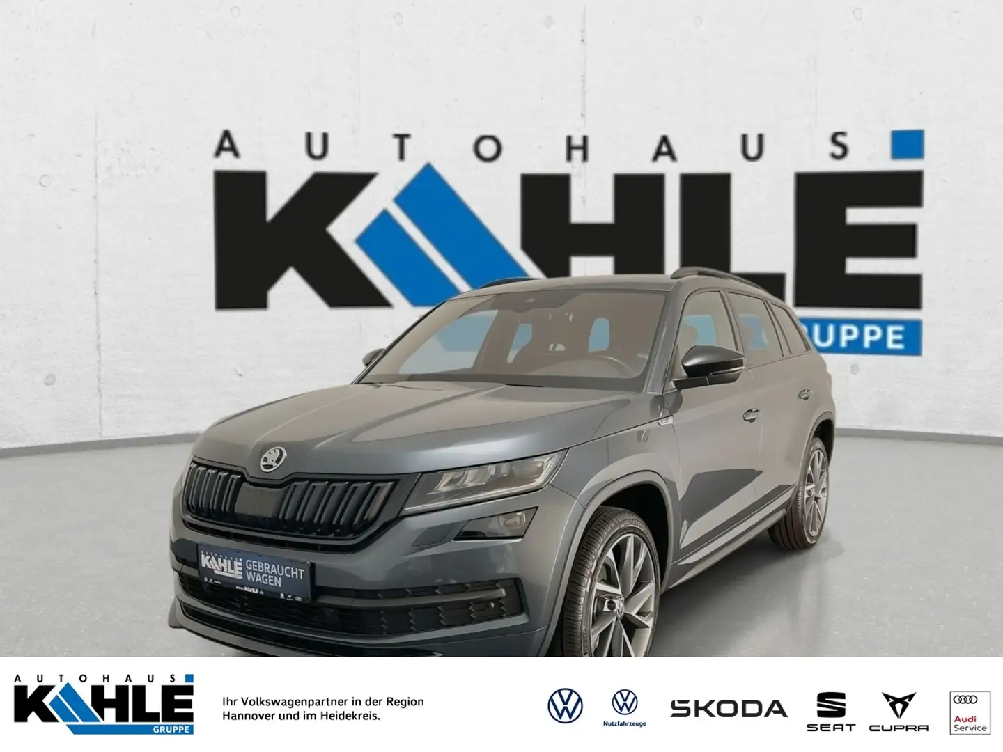 Skoda Kodiaq Sportline 1.5TSI DSG Navi PDC Klima Klima Navi Grijs - 1