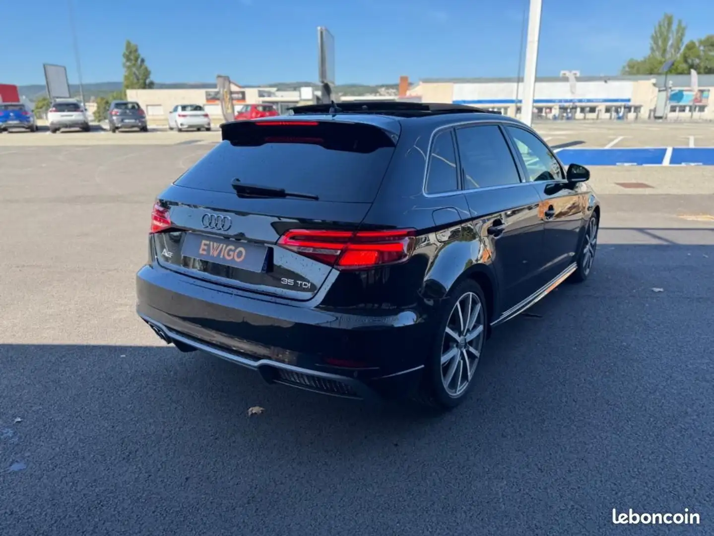 Audi A3 S-Line 2.0 TDI 150 CH ADVANCED S-TRONIC BVA Schwarz - 2