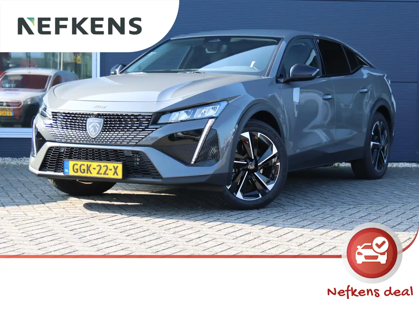 Peugeot 408 1.6 HYbrid Allure 180pk Allure | Camera | Adaptive Grijs - 1