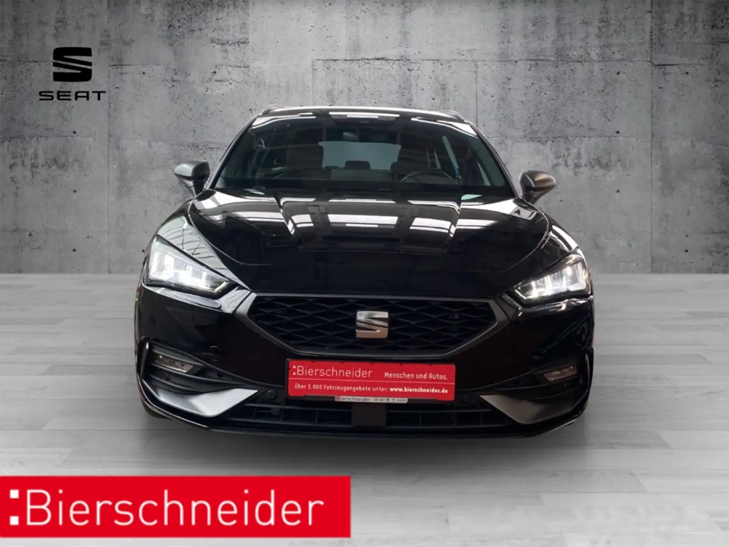 SEAT Leon Sp. 2.0 TDI DSG FR ab 289,- EUR mtl. 1000 AHK LED Schwarz - 2