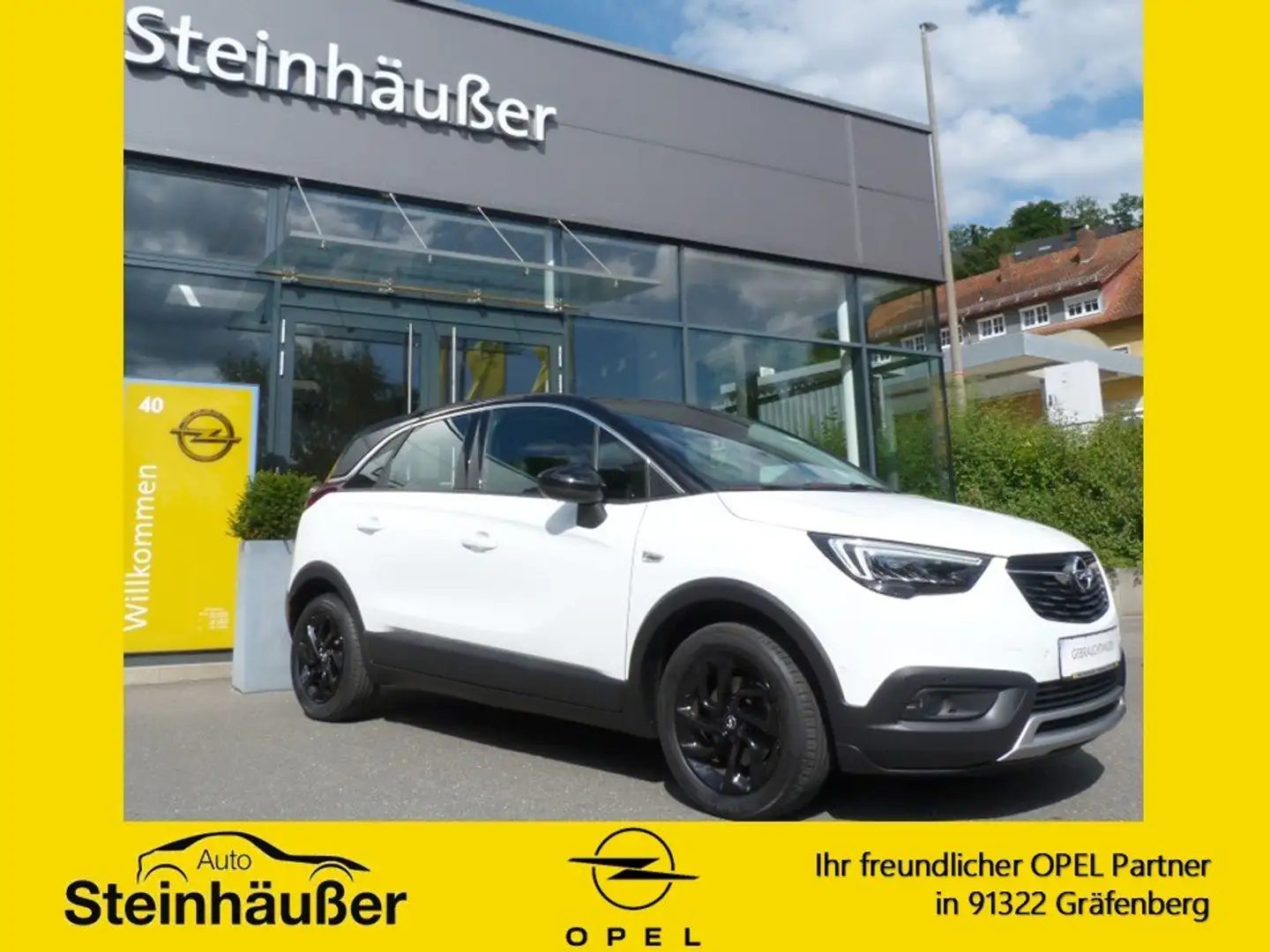 Opel Crossland X Innovation - AHK - Navi - Kamera Weiß - 1