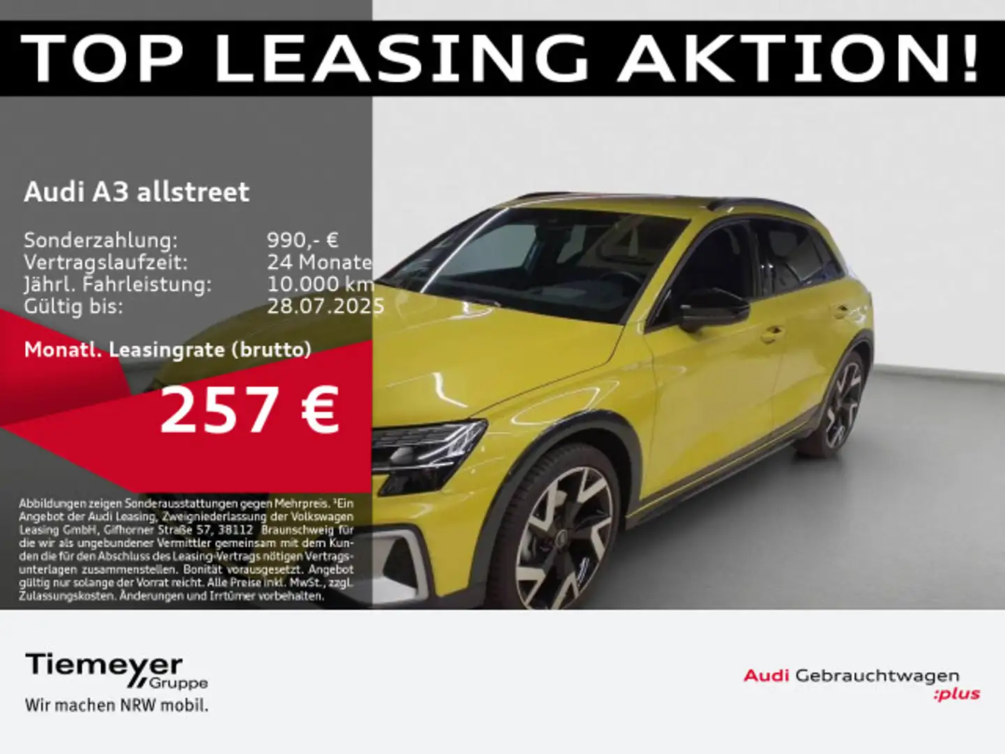 Audi A3 35 TFSI S LINE LEDER LM19 LED KAMER Gelb - 1
