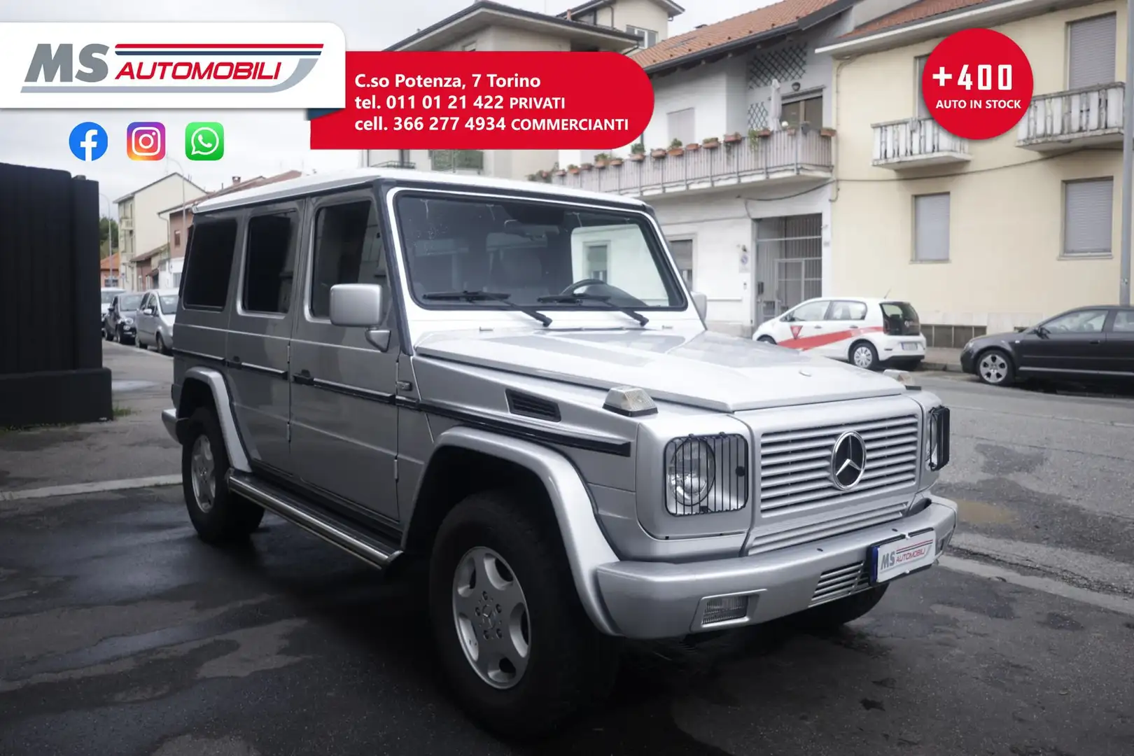 Mercedes-Benz G 320 G 320 V6 cat S.W. Tetto Unicoproprietario Grigio - 1