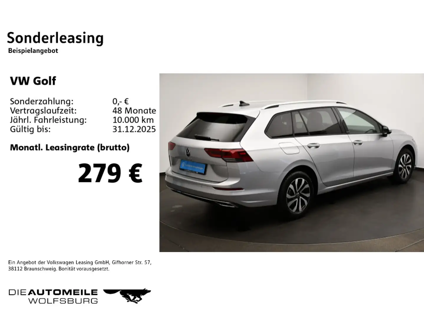Volkswagen Golf Variant Golf 8 VIII Variant 2.0 TDI Active LED/App-Conne Silber - 2