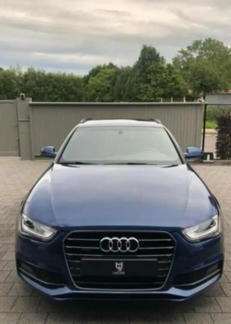 Audi A4 dubbele S line Bleu - 2