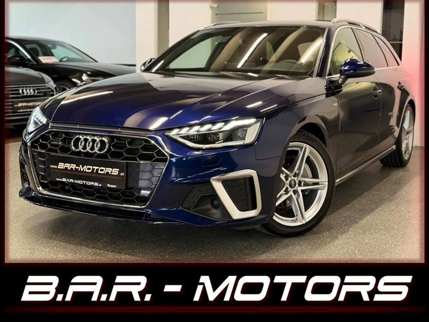 Audi A4 40 TDI S-LINE*QUATTRO*MATRIX*LANE*ACC*3-ZONEN* Blau - 1