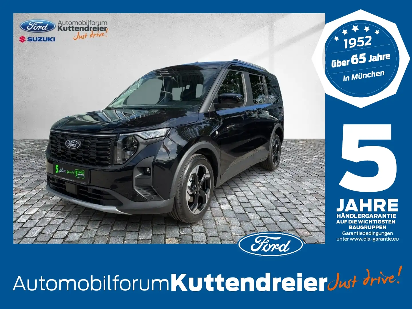 Ford Tourneo Courier Active 1.0 NAVI*ACC*SHZ*BLIS*LM17 Schwarz - 1