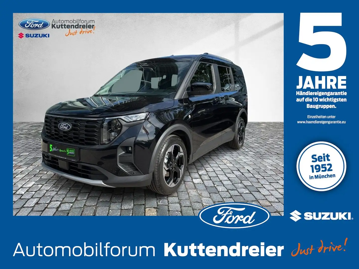 Ford Tourneo Courier Active 1.0 NAVI*ACC*SHZ*BLIS*LM17 Schwarz - 1
